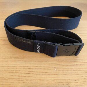 Arcade Elastic Adventure Belt – Black – Stretch Nylon – One Size